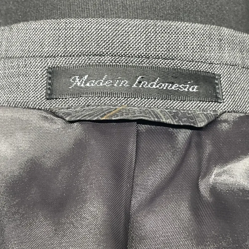 Lauren Ralph Lauren Mens 46R Gray 100% Wool Blazer Sport Coat